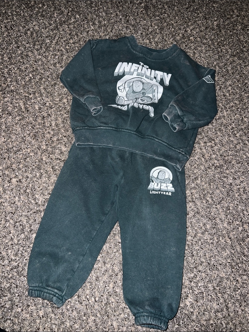 Gap Pixar buzz lightyear sweat set